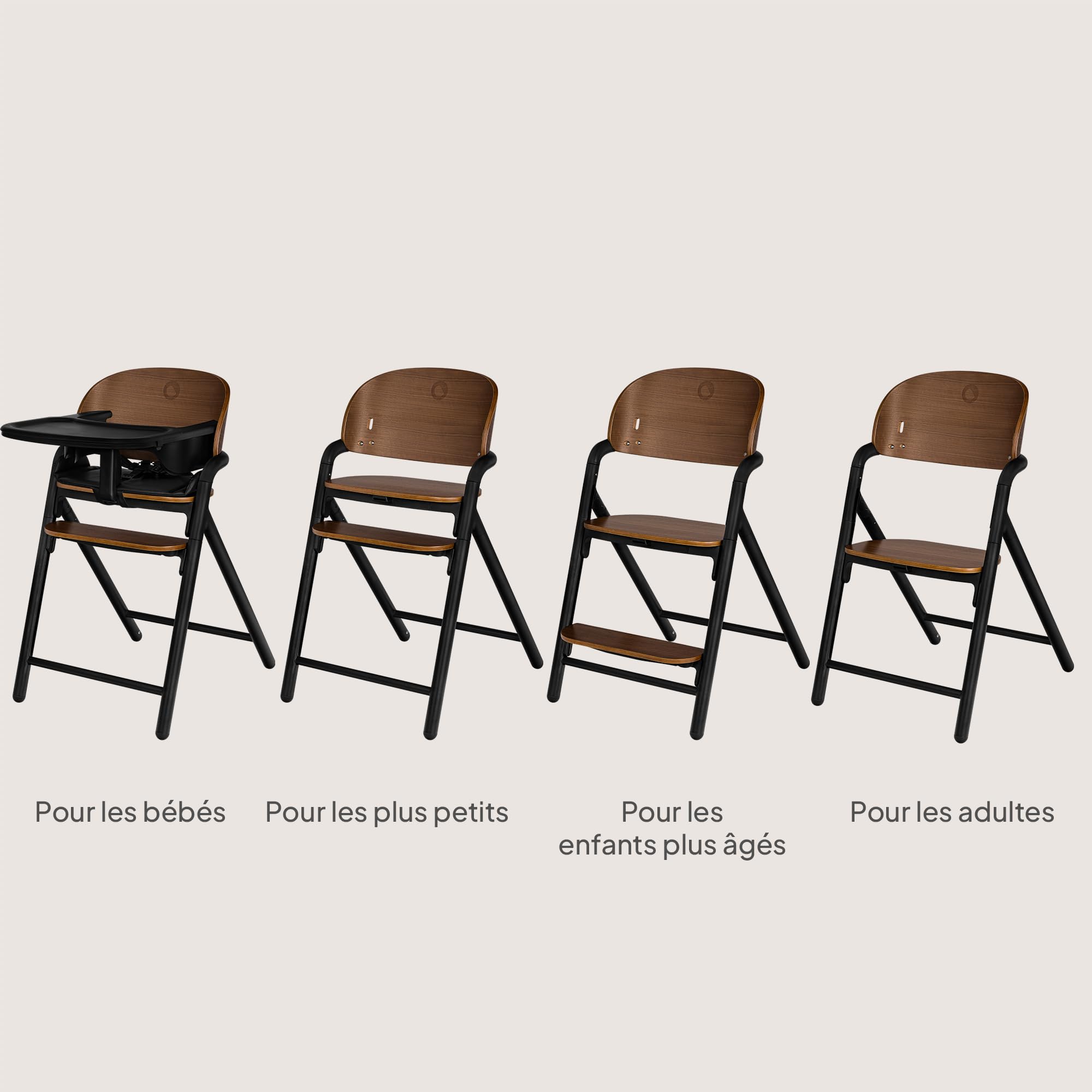 lionelo-celia-chaise-haute-b-b-bois-3-en-1-noir-110-kg image 3
