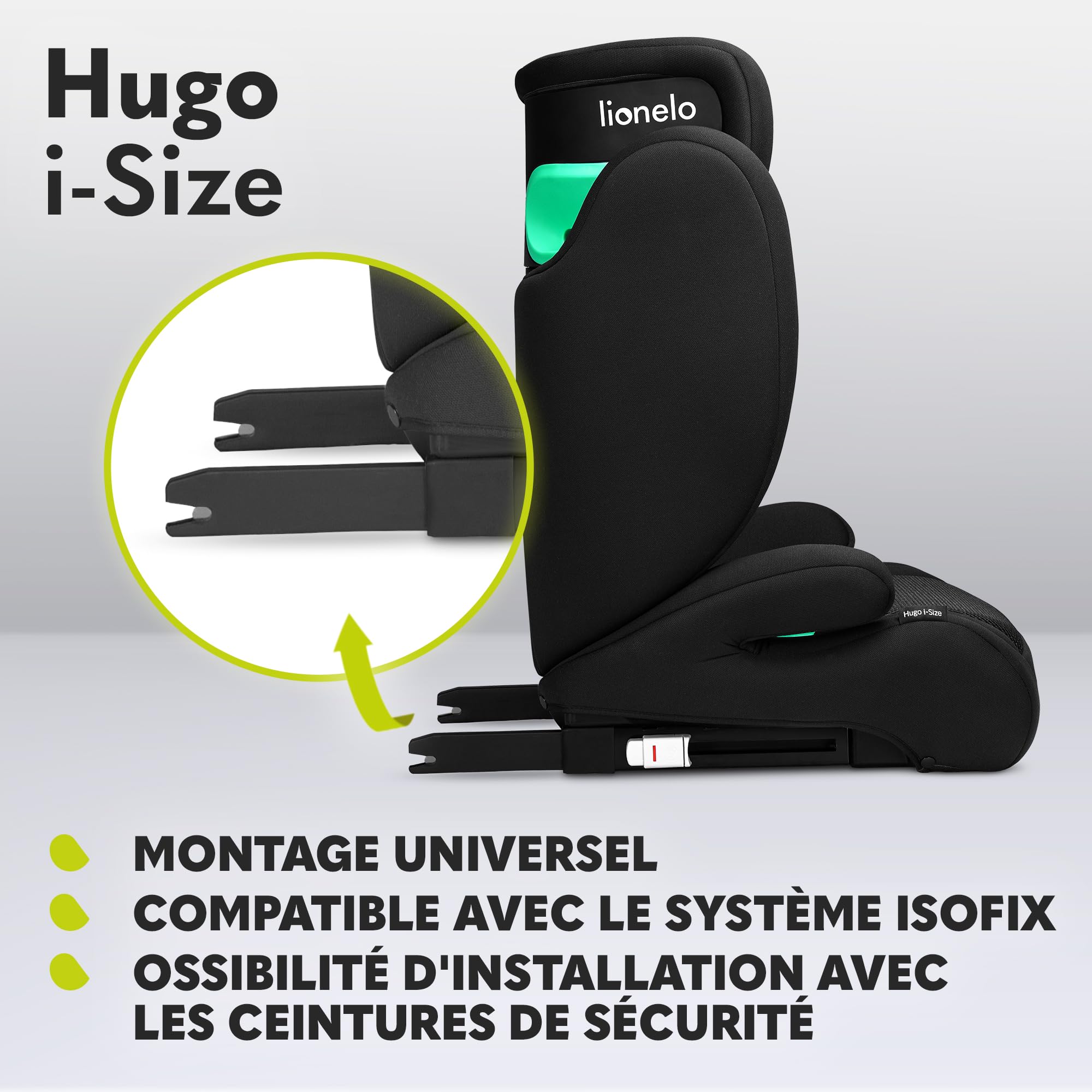 lionelo-hugo-i-size-si-ge-auto-isofix-carbone-noir-100-150-cm image 4