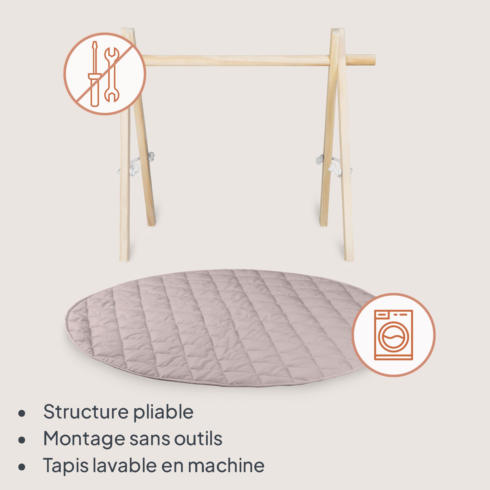 lionelo-anis-tapis-d-veil-arche-bois-100-cm-coton image 7