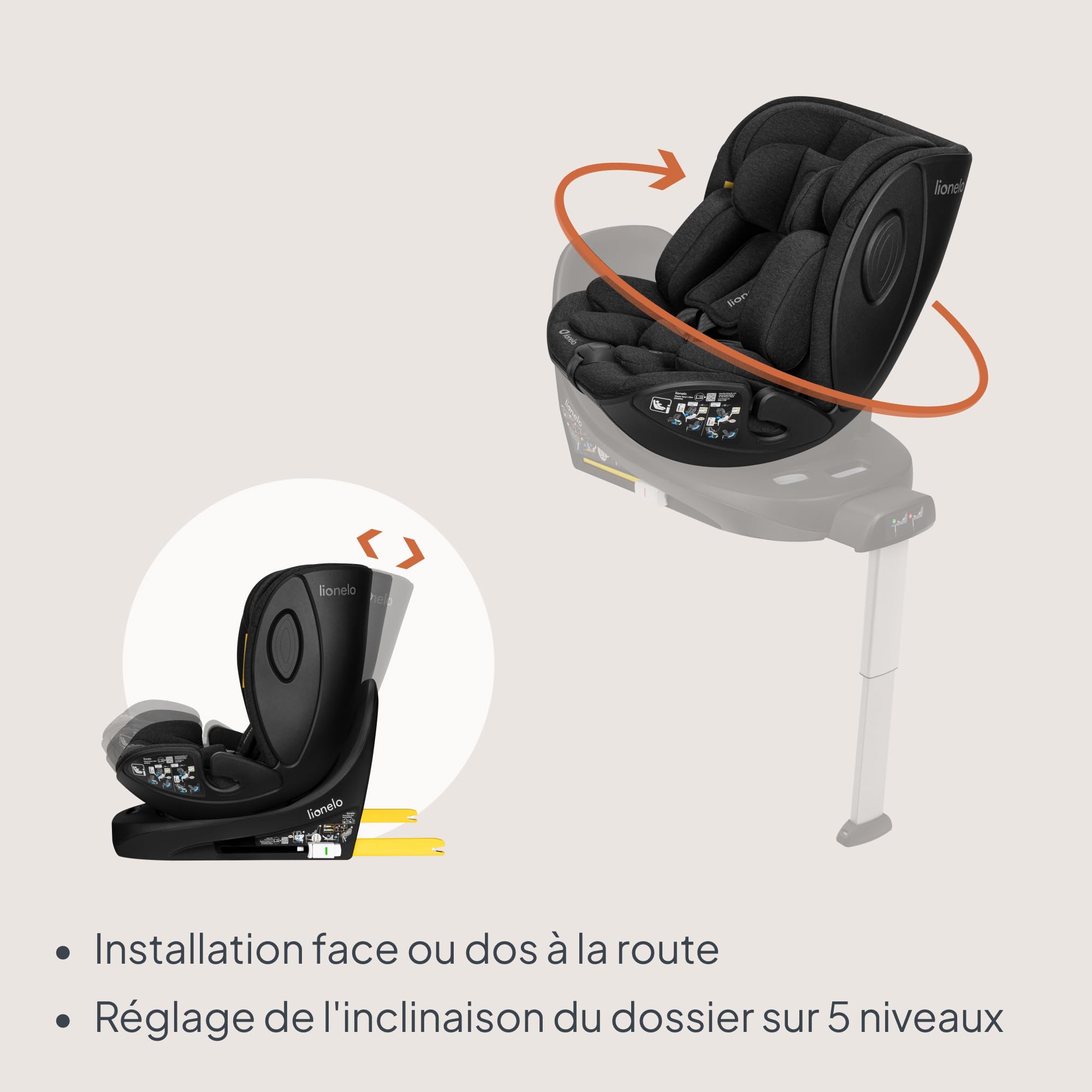 lionelo-moxie-next-i-size-si-ge-auto-40-105-cm-noir image 3