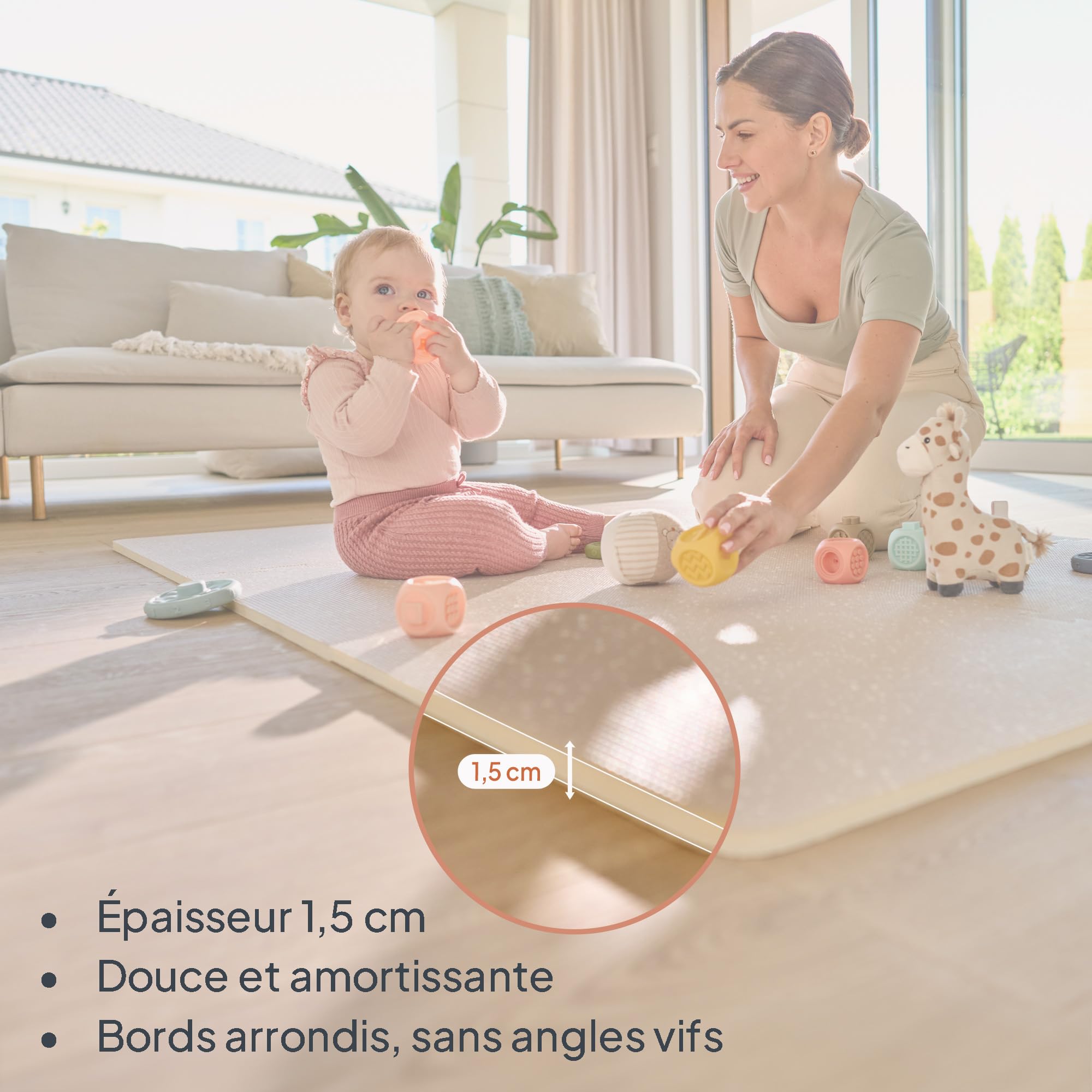 lionelo-yoka-tapis-jeu-puzzle-beige-6-pi-ces-173x116-cm-xpe image 4
