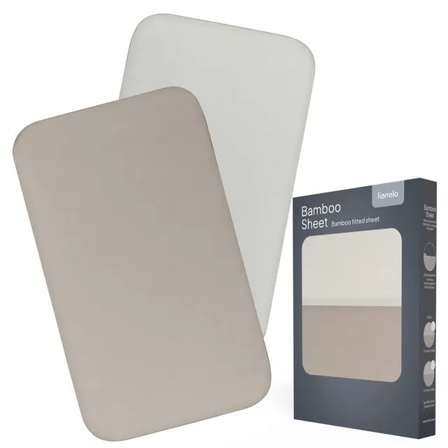 lionelo-drap-housse-cododo-bambou-80x42-cm-lot-2-beige image 1