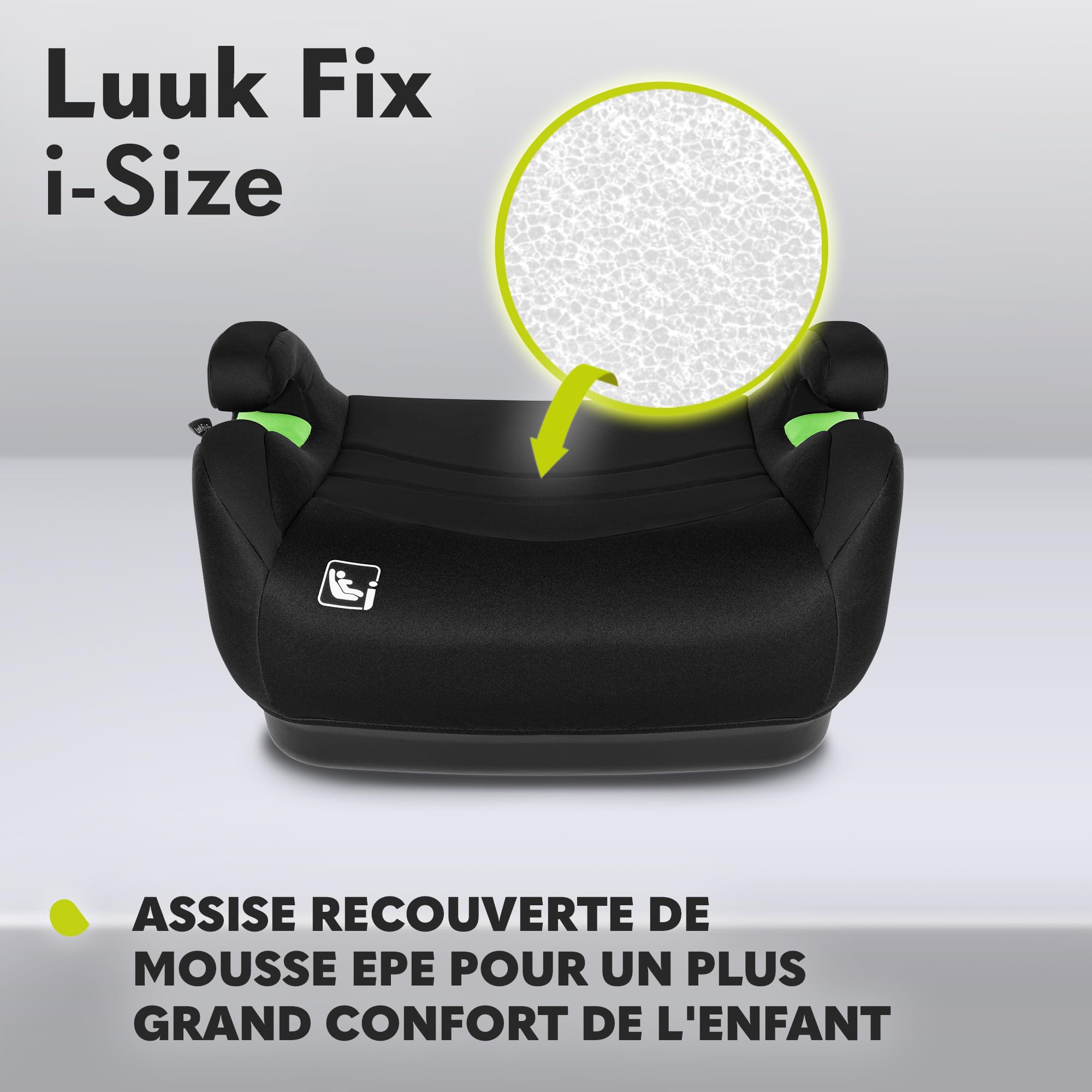 lionelo-luuk-fix-i-size-rehausseur-auto-isofix-noir-22-36-kg image 5
