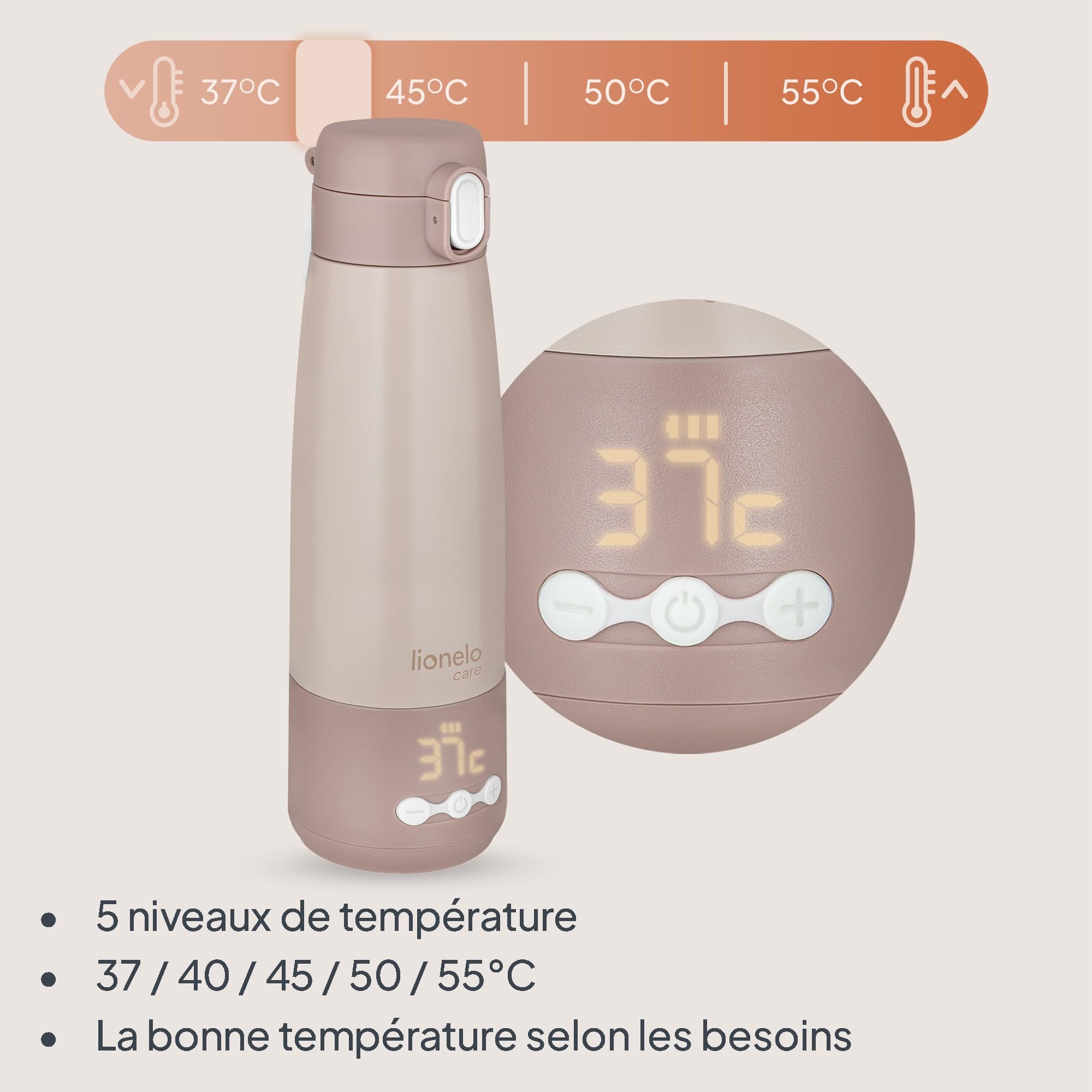lionelo-thermup-bottle-chauffe-biberon-350-ml-5-temp-ratures image 4
