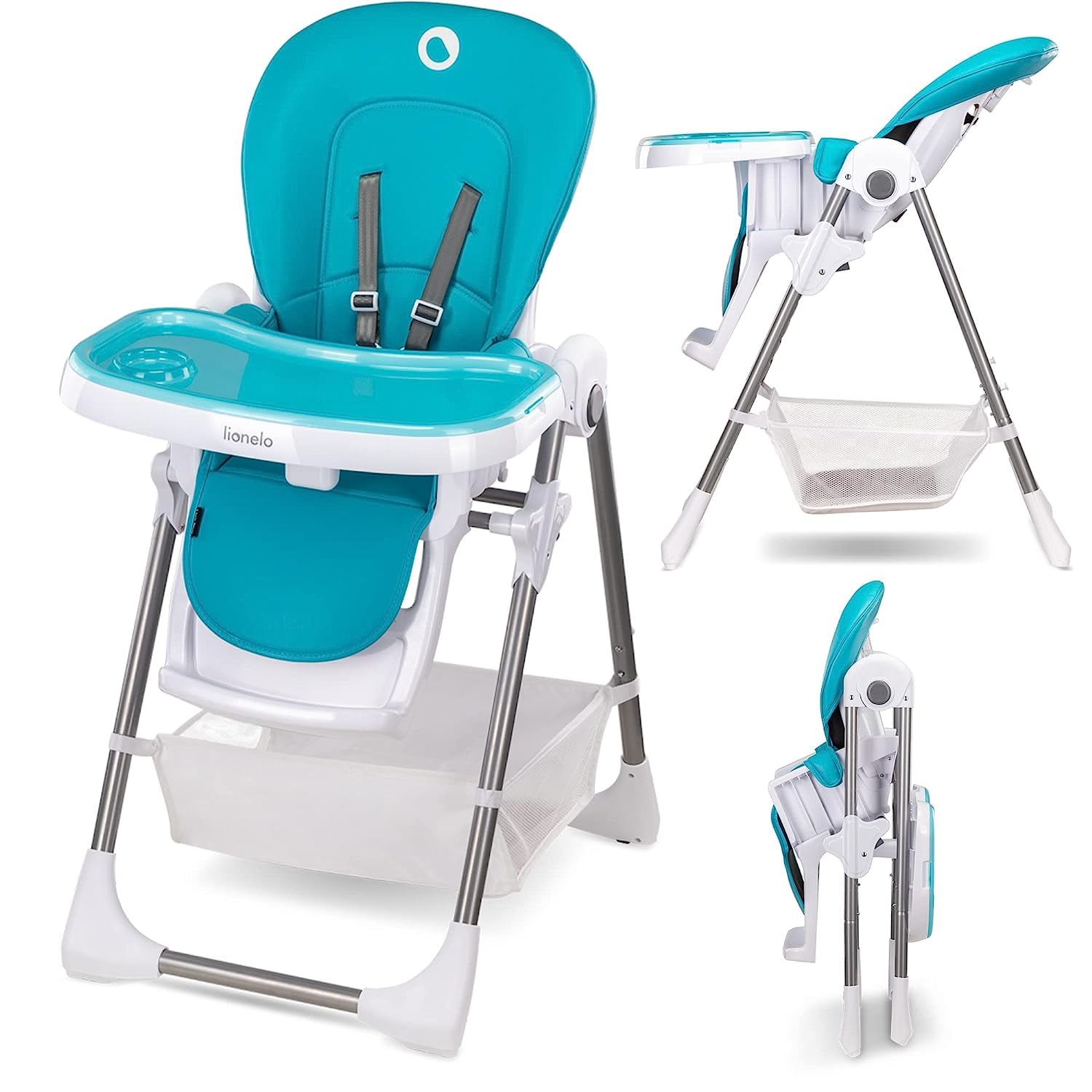 lionelo-linn-plus-chaise-haute-b-b-turquoise-6-36-mois image 1