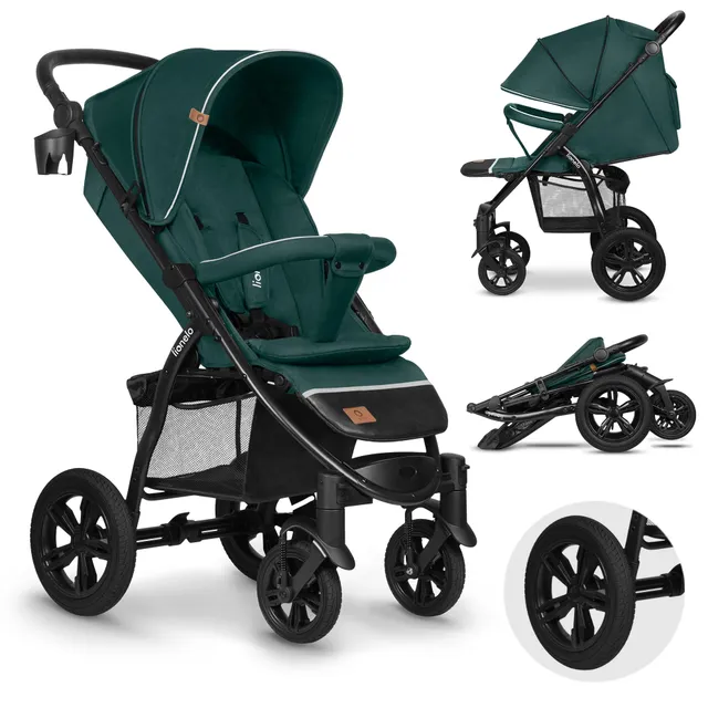 lionelo-annet-tour-poussette-canne-vert-22-kg image 1